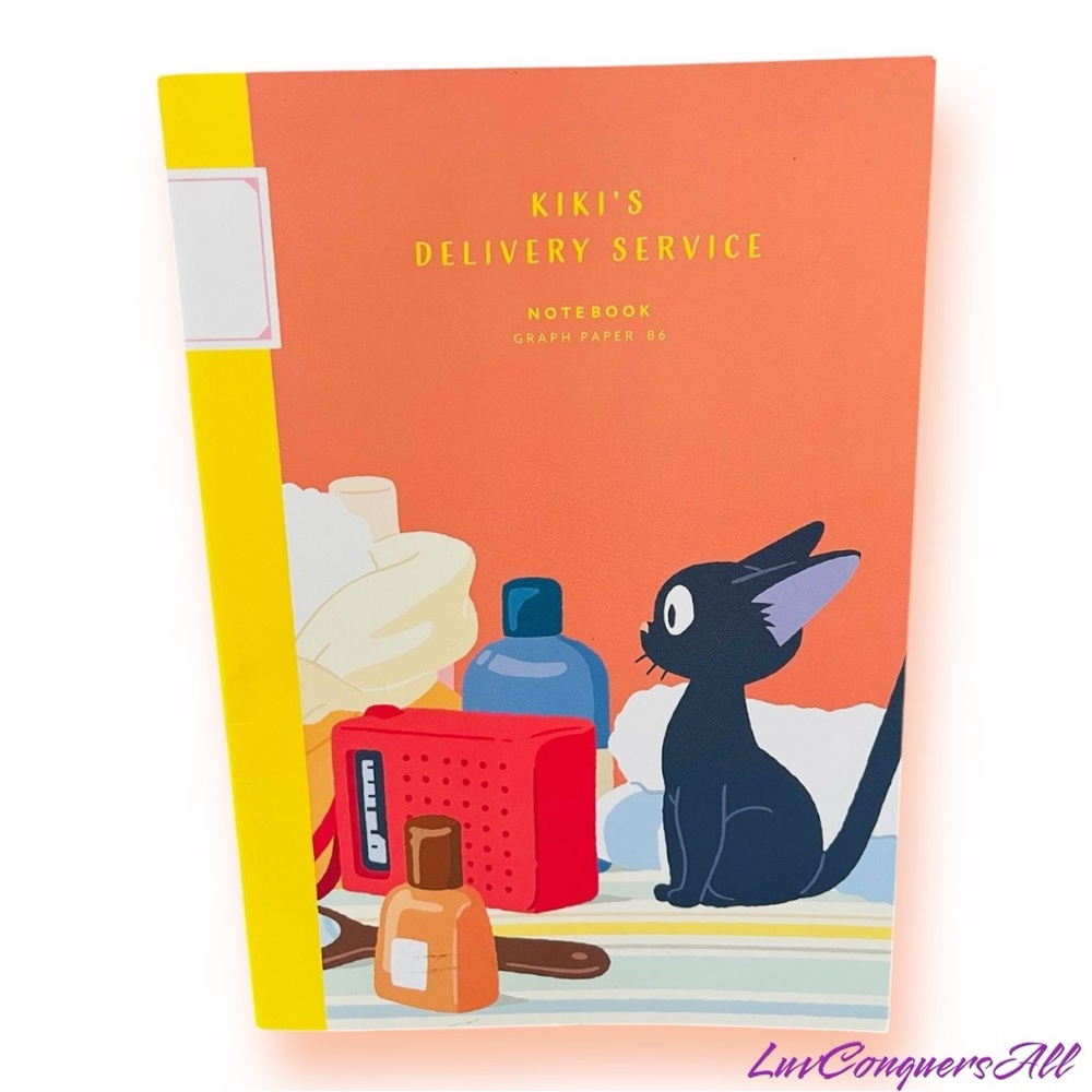 Studio Ghibli Kiki's Delivery Service Jiji Graph Mini Thin Journal